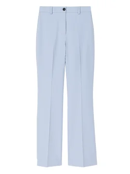 Work Style Women’s Bootcut Trousers – Light Blue